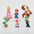 thumbnail image 2 of 6 Pcs/Ensemble Supermariominiaction Figurine Jouet Carte Décorations Collection Cadeau, 2 of 5