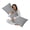 Dark Grey, variant on Galenzoov Memory Foam Filled Full-Body Support Pillow - Ultra Soft, Long Bed Pillow Designed for Adult Side Sleepers (White, 20×54 inch)