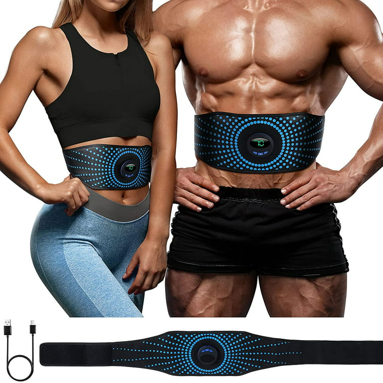 Abdominal Strap for Women Men, Abs Trainer Muscle Trainer Flex Belt,  Abdominal Workout Machine Abdominal Exercise Equipment, Rechargeable Ab  Trainer