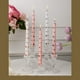 thumbnail image 1 of Vela francesa con varilla larga impresa | Boda romántica, Día de San Valentín, decoración para fiesta de cumpleaños | Fundición a mano inodora | Cera ornamental colorida | Pack de 2, 1 of 1