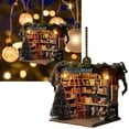 thumbnail image 1 of Home Decoration 2024 Christmas Tree Decorations Book Lovers Christmas Decorations 2D Flat Acrylic Bookstore Book Stacking Christmas Tree Decorations Book Lovers Christmas Bookstore Decorations, 1 of 5