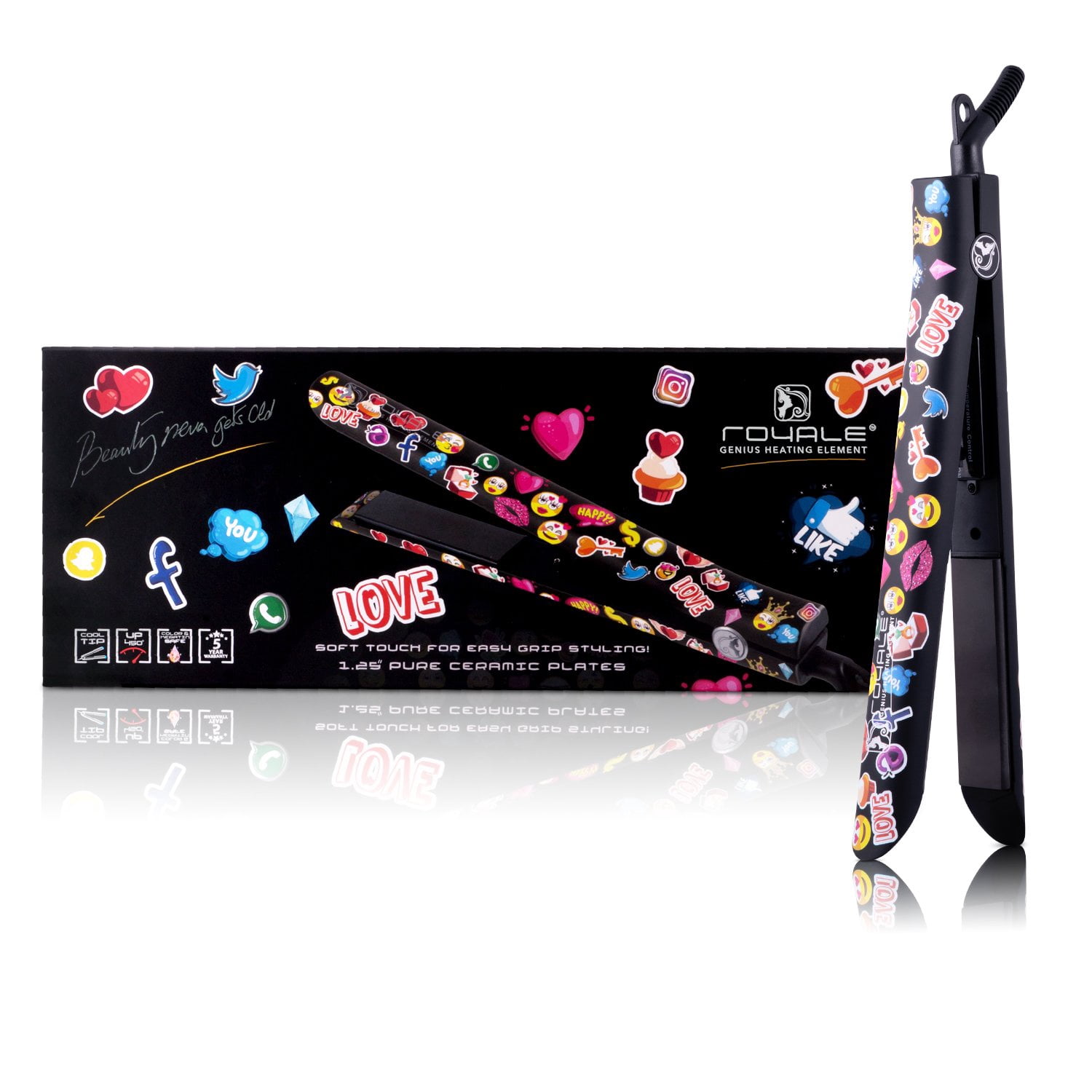 Platinum Genius Heating Element Flat Iron - Patterns 