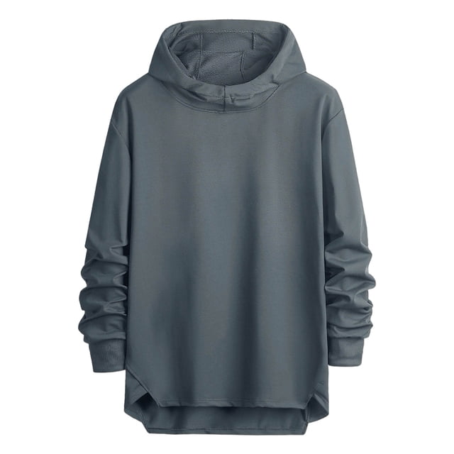 Dolkfu Sudadera con capucha para hombres en invierno, sudadera de manga larga con capucha, sudadera deportiva para hombres. S