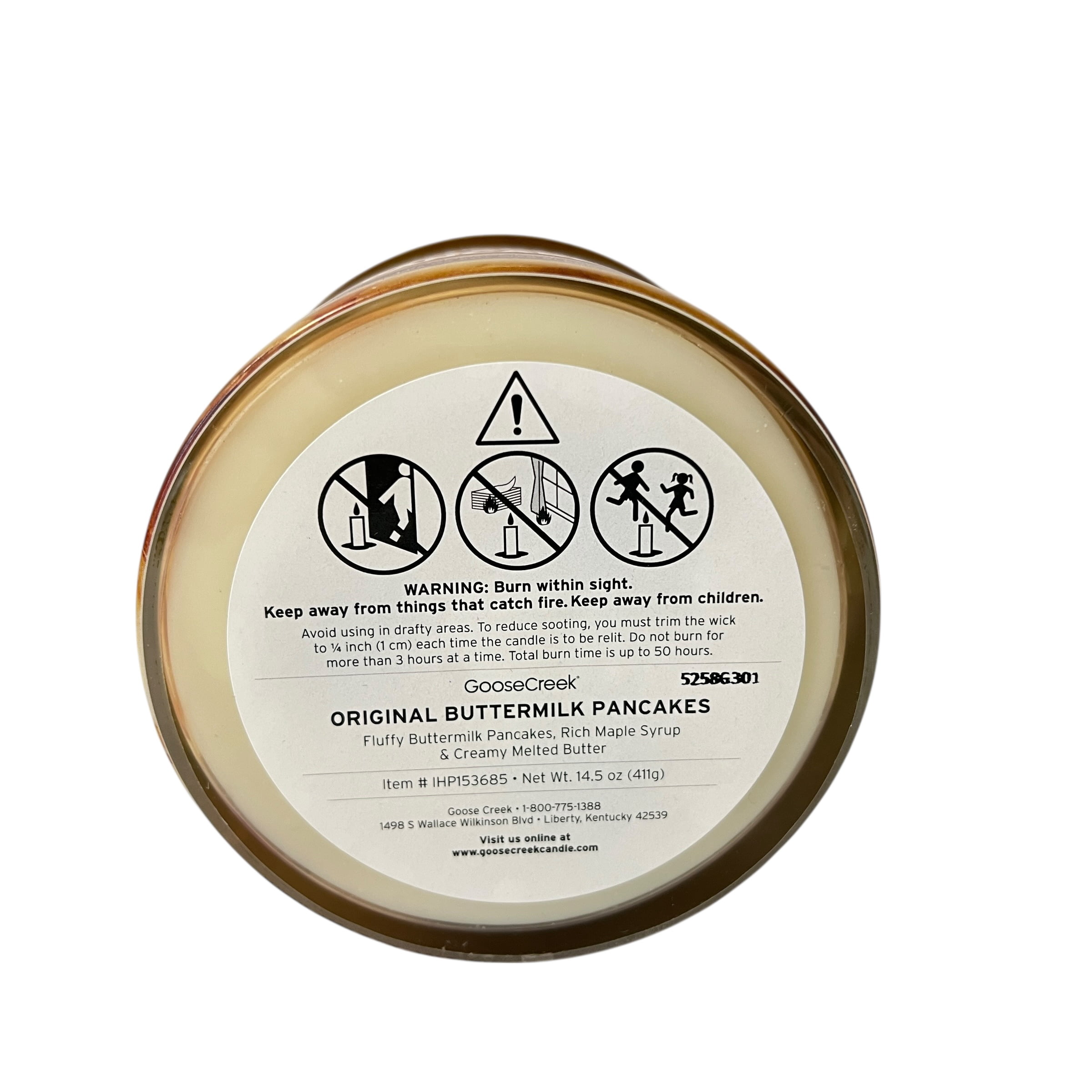 Goose Creek Original Buttermilk Pancakes 3 Wick Candle 14.5 oz