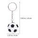 thumbnail image 4 of 10 llaveros de fútbol, llaveros con colgantes de pelotas deportivas, adornos para colgar llaves., 4 of 5