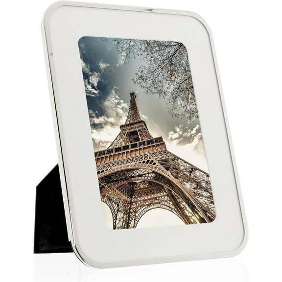 EMBRACE matted silverplate 5x7 frame - 5x7