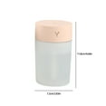 thumbnail image 2 of Compact Cool Mist Humidifier for Small Spaces, Quiet Ultrasonic Humidifier for Desk and Nightstand, Portable Humidification for Dry Air and Indoor Plants(Pink), 2 of 6