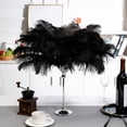 thumbnail image 2 of Plumas de Avestruz Soarer 15 piezas 25-30 cm Plumas Negras, 2 of 7