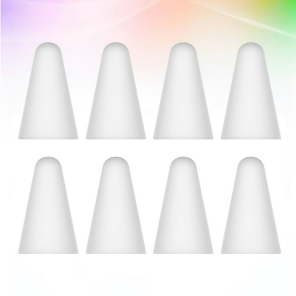 Raindrops 8 PCS Pencil Cover Protective Cap White Sturdy Stylus