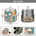 thumbnail image 2 of Yayeee Ashtray with Lid for Cigarette Smokeless Stainless Steel Home Ash Holder, Blue Rainbow, 2 of 7