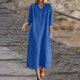 thumbnail image 2 of 2025 Nuevo vestido largo holgado informal para mujer: ligero y transpirable, ideal para la playa o las vacaciones, 2 of 4