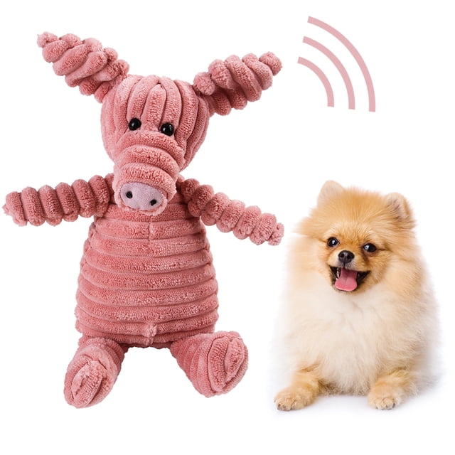 Pet Toy Cute Rabbit Duck Pig Creative Squeaky Plush Dog Toy Dog Chew Toy