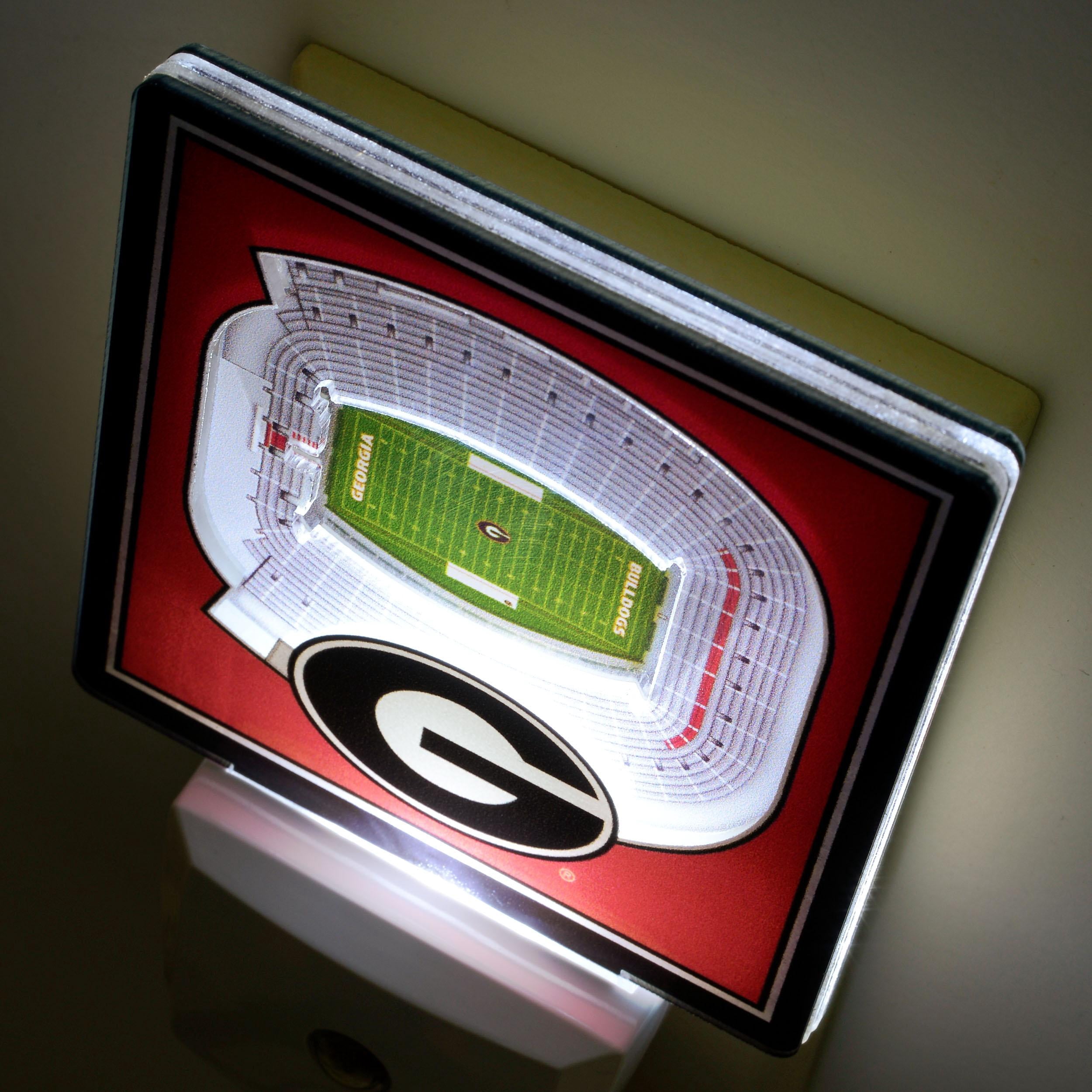 YouTheFan NCAA Georgia Bulldogs StadiumView Nite Light