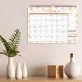 thumbnail image 1 of 18-Month Wall Calendar July to December with Thick Bleed-Proof Paper, Large Daily Blocks, Notes & To-Do Sections, Hanging Loop, Floral Design, 1 of 6