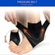 thumbnail image 4 of Ankle Brace Black Elastic Polyester Fiber Light Breathable Anti Sprains Ankle Support for Left Foot L Size, 4 of 5