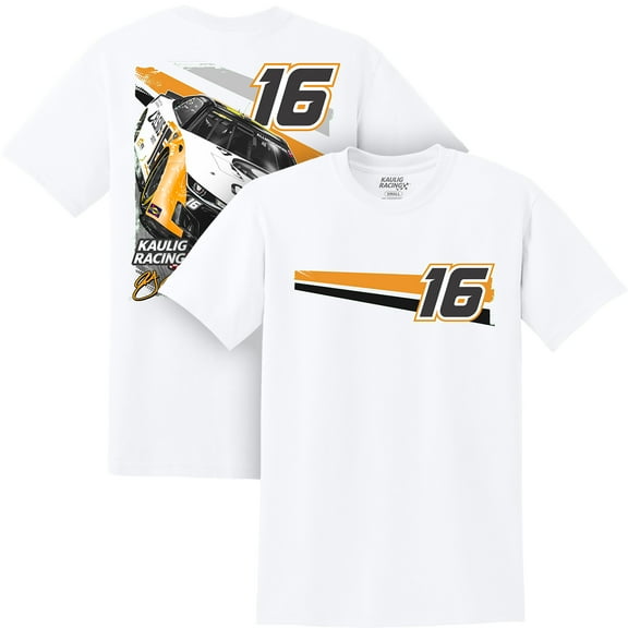 Men's White AJ Allmendinger Celsius Car T-Shirt