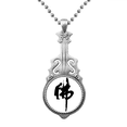 thumbnail image 1 of Pendentif Guitare Musicale Culture Moine Guanyin, 1 of 3