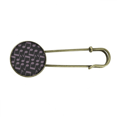 thumbnail image 1 of Dark Purple Music Notes Black Retro Metal Brooch Pin Clip Jewelry, 1 of 3