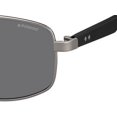 thumbnail image 2 of Polaroid Polarized Grey Rectangular Men's Sunglasses PLD 2040/S 0FAE/Y2 59, 2 of 2
