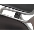 thumbnail image 4 of KFI Studios KOOL Armless Stacking Chair with Casters, Black, White Seat, 4 of 5