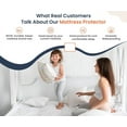 thumbnail image 6 of CCNY Premium Waterproof Mattress Protector Fitted Style 15" Inch Deep Terry Cotton Mattress Cover (Twin-Chocolate), 6 of 7