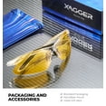 thumbnail image 4 of Xagger Youth Polarized Sports Sunglasses for Boys Girls Age 8-14 Kids Baseball Softball TR90 Frame Glasses, 4 of 6
