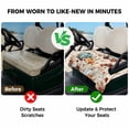 thumbnail image 4 of Golf Cart Seat Covers for 2 Seater,Green Orange Pumpkins Fall Microfiber Cart Seat Towel Blanket,Botanical Thanksgiving Retro Absorbent NonSlip Bench Seats Protector for Golf Course 51"x31", 4 of 9