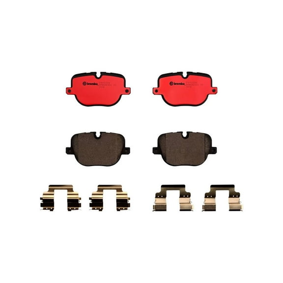 Brembo 10-12 Range Rover/10-13 Range Rover Sport Rear Premium NAO Ceramic OE Equivalent Pad