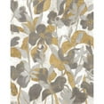 thumbnail image 3 of Vassileva, Silvia 12x14 Black Modern Framed Museum Art Print Titled - Painted Tropical Screen II Gray Gold, 3 of 5