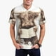 thumbnail image 1 of Fotbe Relaxed Cute Cow Reading Camiseta Polo de Golf para Hombre con Estampado – Camisa Deportiva Transpirable con Cuello Abotonado-Large, 1 of 6
