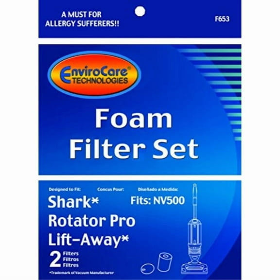 envirocare shark rotator pro nv500 foam filter set f653