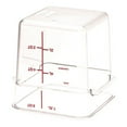 thumbnail image 4 of Carlisle 1195307 8.75 in. x 8.75 in. x 9 in. 8 quart Plastic Squares Polycarbonate Food Storage Container - Clear, 4 of 4