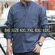 thumbnail image 2 of Camisa de hombre a cuadros de manga larga, talla grande 6XL, 7XL, 8XL, 10XL, talla grande, formal, de moda, informal, de diseñador, en blanco y negro, de alta calidad, 2 of 5