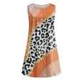 thumbnail image 3 of New Oversized Sundresses for Women 2025 Trendy Sleeveless V-Neck Mid-Length Dress with Pocket Leopard Print Skin-Friendly Flowy Dresses for Women, 3 of 4