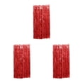 thumbnail image 4 of Enqiretly Rideau en Feuille Inodore Application Grand et Options Personnalisables pour Anniversaire Rouge 3*1m 3ensemble, 4 of 6