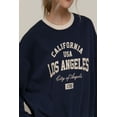 thumbnail image 5 of FashionStream Long Sleeve Crew Neck Pullover Sweatshirt, Women's, 5 of 6