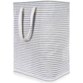 thumbnail image 1 of Cesto para la colada, grande, plegable, resistente al agua, con asas, color gris, 72 l, 40 x 30 x 60 cm, 1 of 7