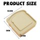 thumbnail image 5 of Contenedores para sándwiches, caja para sándwiches con forma de tostada, estuche de almacenamiento de alimentos, contenedor de plástico para sándwiches, recipiente para pan para la familia o adultos, 5 of 5