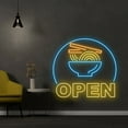 thumbnail image 2 of Handmadetneonsign Open Ramen Neon Sign, Japanese Noodles LED Sign, Open Ramen Neon LED Light, Ramen, 2 of 5
