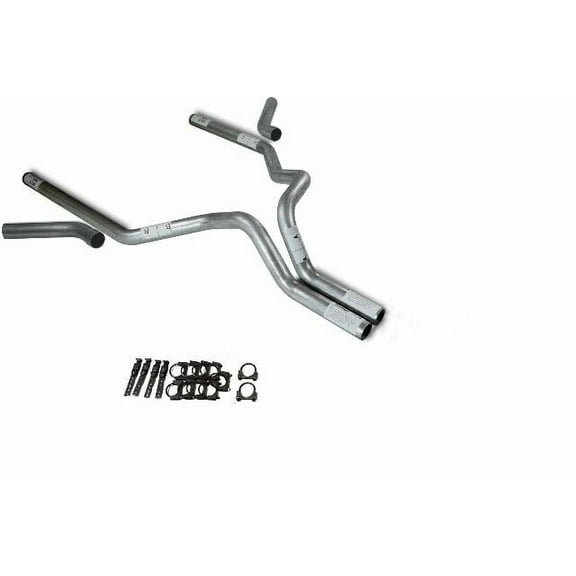 Chevy GMC 1500 07-14 3" Dual Truck Exhaust Kits No Muffler Corner Exit