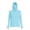 Z1-Light Blue-sun shirts for women, variant on UPF 50+ Sun Hoodies for Women Long Sleeve Tops with Face Mash Quick Dry Lightweight Casual Blouses for Outdoor with Thumbholes