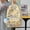 Yellow, variant on Anime Usachi Chiikawa Schoolbag Hachiware Campus Backpack Cute Versatile Commuter Large Capacity Backpack Festival Gift Christmas Holiday Gift