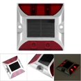 thumbnail image 3 of TOPINCN Solar Power Outdoor Light, 4 LED Aluminum Alloy Outdoor Road Driveway Pathway Lamp For Safe Driving Direction Accidents Preventing, 3 of 8