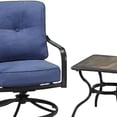thumbnail image 6 of Four Seasons Courtyard Beaumont 3 Piece Deep Seating Chat Set, Gray/Brown, 6 of 7