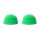 thumbnail image 1 of Gorro de hilo de punto Qarigey invierno diseño informal para exteriores 2piezas Verde brillante CBP343962, 1 of 6
