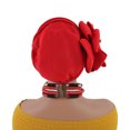 thumbnail image 4 of Sombreros de mujer de moda con capas de aire y paneles laterales con flores, sombrero indio para mujer, 4 of 4