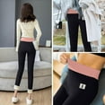thumbnail image 3 of Bigersell Women Yoga Leggings Full Length Pants Leggings Fashion Casual Women Span Ladies Leggings High Waist Keep Warm Long Pants Ladies Denim Pants, 3 of 9