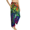 thumbnail image 2 of Balery Pride Rainbow print Women's Pajama Pants,Ultra Lightweight Pjs,Lounge Pant-Large, 2 of 9