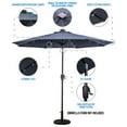 thumbnail image 3 of SunRay 9' Round 8Rib Solar Lighted Umbrella, 3 of 40