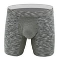 thumbnail image 3 of Sngxgn Men's Underwear Soft Boxer Briefs Stretch Trunks(Grey,L), 3 of 3